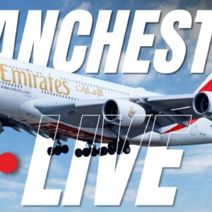 MULTI CAM Live Plane Spotting Manchester Airport LIVE